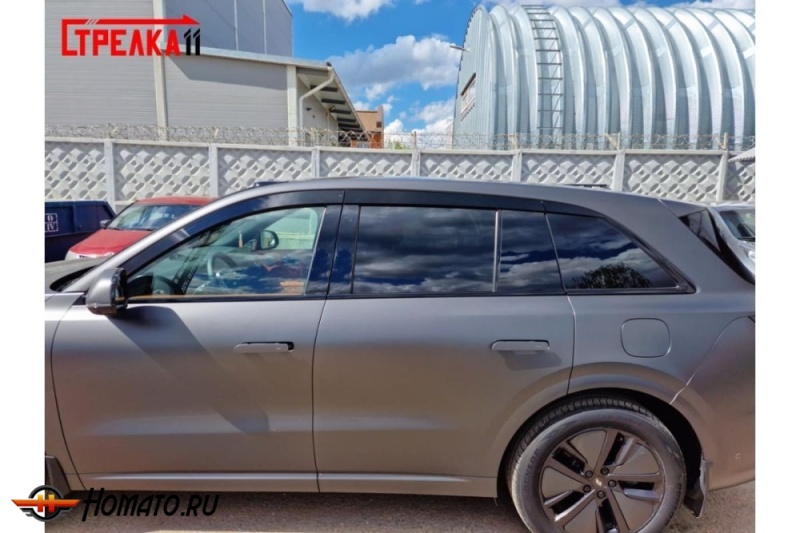 Дефлекторы Ли Л6 2024+ | премиум, плоские, 2D
