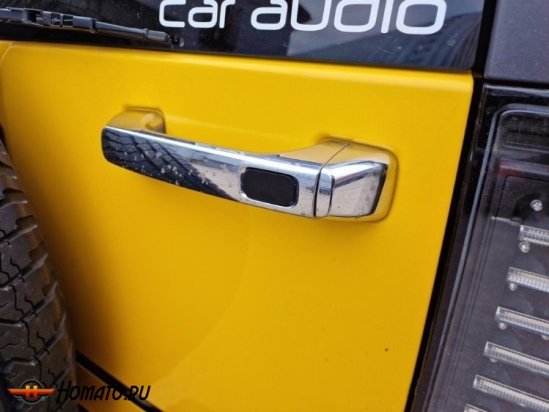 Накладки в ручки дверей для Hummer H3 | 5 штук, декор