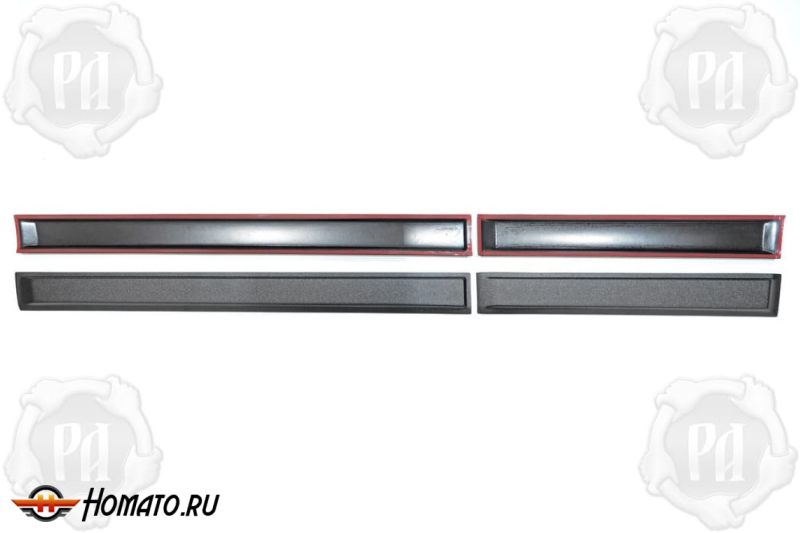 Молдинги на двери для Хавал Н7 2025+ | шагрень