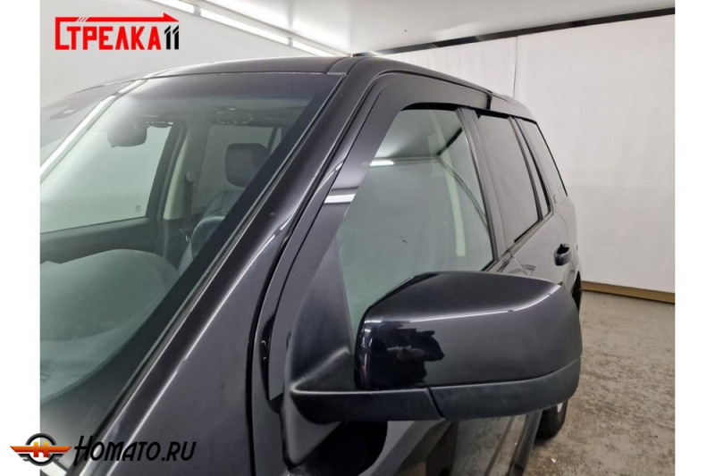 Дефлекторы Land Rover Freelander 2 2006-2014 | из 6 частей, премиум, плоские, 2D