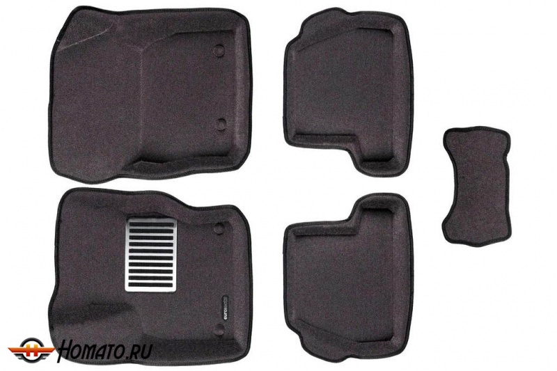 3D коврики для Ford Focus 3 (HB/SD/WAG) 2011+/2015+ | LUX: 5 слоев