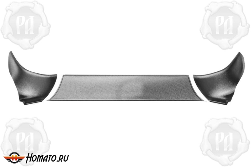 Накладка на ковролин из 3 частей под задний ряд для Haval Jolion 2021+/2024+ | передний привод