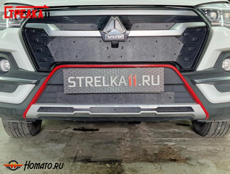 Зимняя защита радиатора VGV U70 Pro | на стяжках