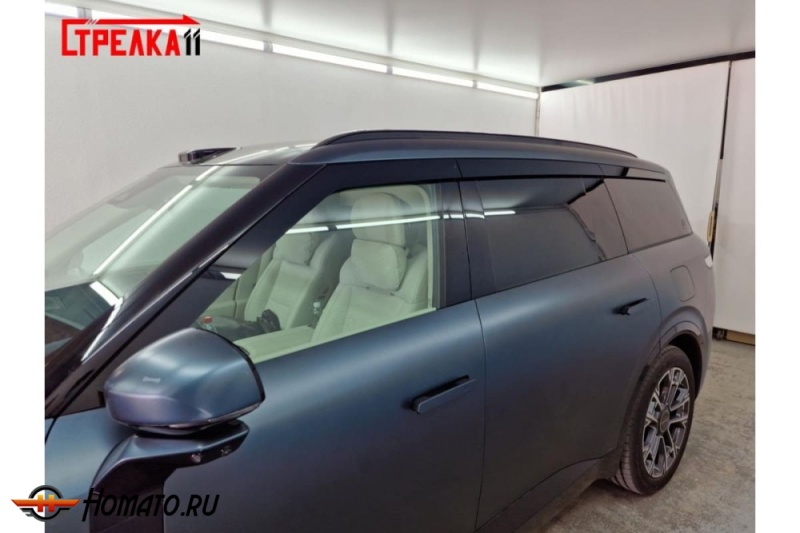 Дефлекторы Lynk Co 900 | из 6 частей, премиум, плоские, 2D