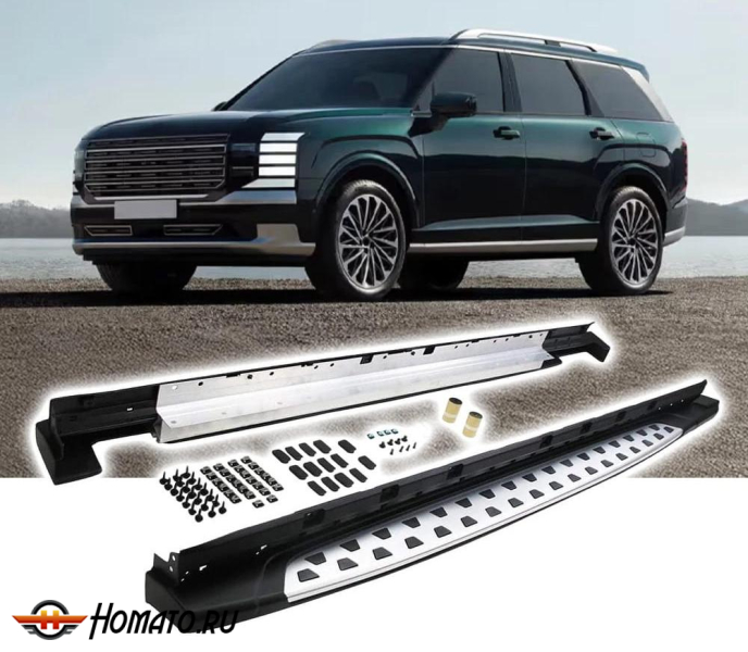Пороги OEM для Hyundai Palisade 2 (LX3) 2025+
