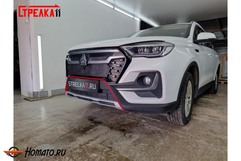 Зимняя защита радиатора VGV U70 Pro | на стяжках