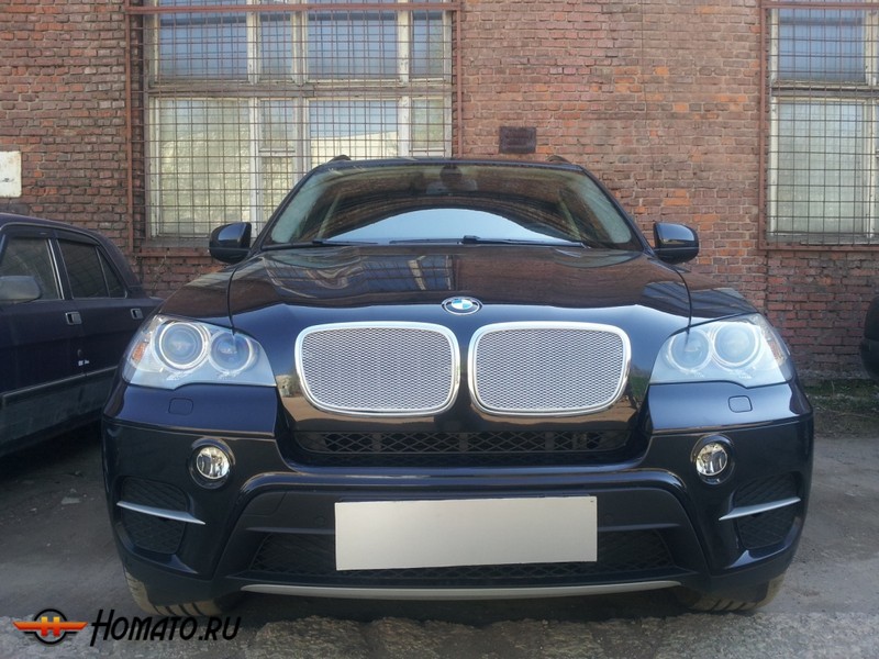 Защита радиатора для BMW X5 E70 (2006-2013) | Премиум