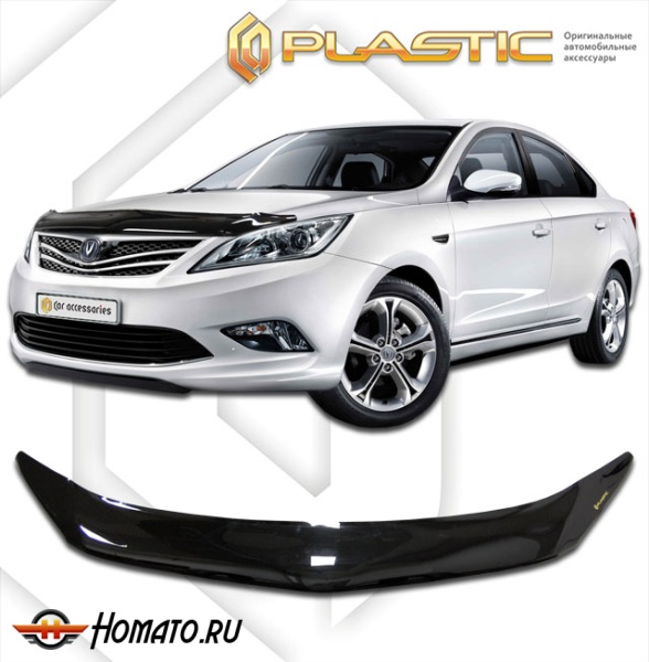 Дефлектор капота Changan EADO 2013-2017 | черный