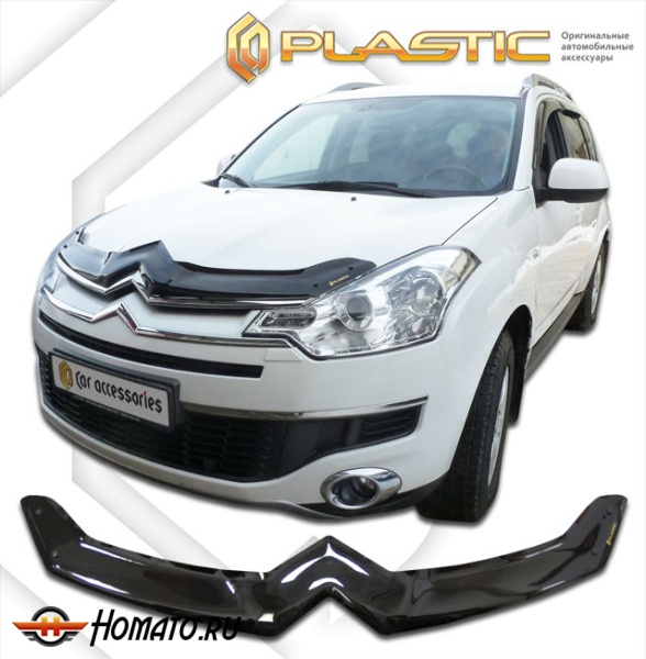 Дефлектор капота Citroen C-Crosser 2007-2012 | черный