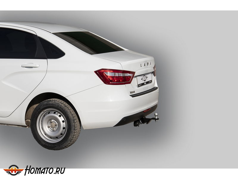 Фаркоп LADA VESTA (седан, универсал) 2015-2022 | шар E - под квадрат - быстросъемный | Лидер Плюс | T-VAZ-41E