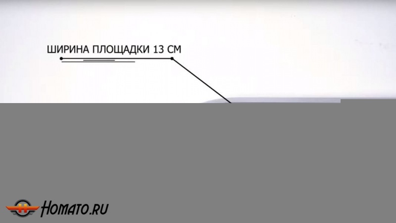 Пороги подножки Mitsubishi Pajero 3 (без штатных порогов) | алюминиевые или нержавеющие