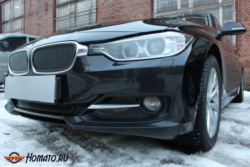 Защита радиатора для BMW 3 F30 (2011-2015) дорестайл | Премиум