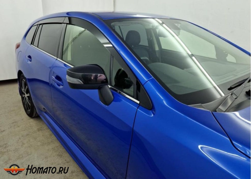 Дефлекторы Subaru Levorg (VM) 2014-2020 | премиум, плоские, 2D