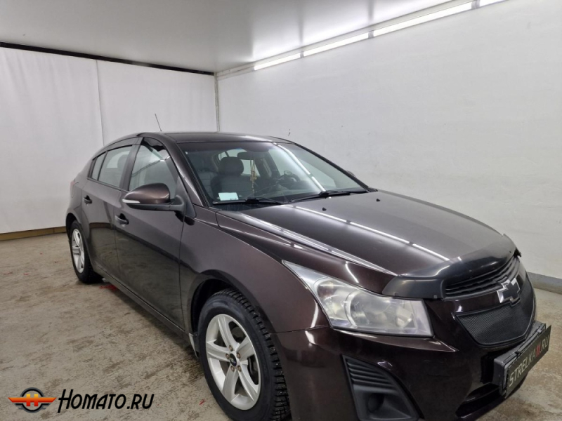 Дефлекторы Chevrolet Cruze хэтчбек 2009-2015 | из 6 частей, премиум, плоские, 2D