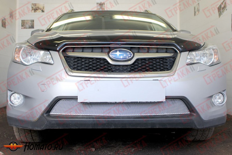 Защита радиатора для Subaru XV (2012-2016) дорестайл | Премиум