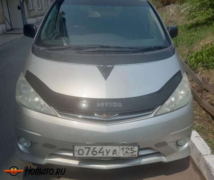 Дефлектор капота мухобойка TOYOTA ESTIMA 2 / PREVIA 2 (2000-2006)