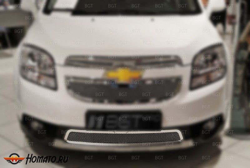 Решетка в бампер для Chevrolet Orlando 2010+ «Meshed Grille Bottom» НИЖНЯЯ