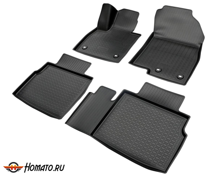 Коврики OMODA C7 | полиуретановые, черные, Norplast