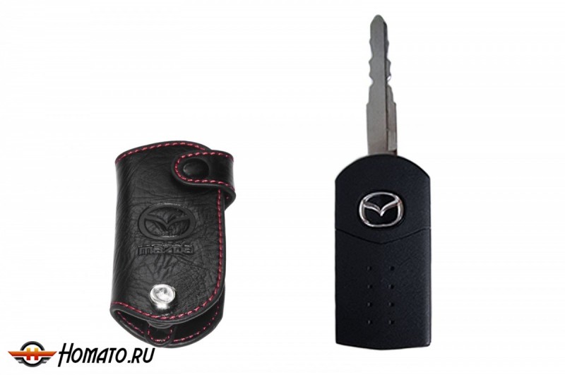 Чехол для выкидного ключа Mazda | 3 кнопки