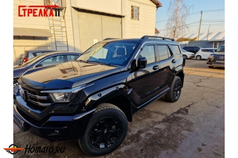 Дефлекторы Танк 400 | премиум, плоские, 2D