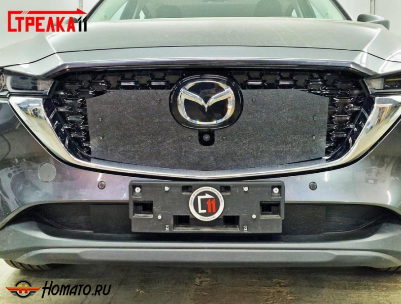 Зимняя защита радиатора Mazda CX 5 (KF) 2022+ Китай | на стяжках