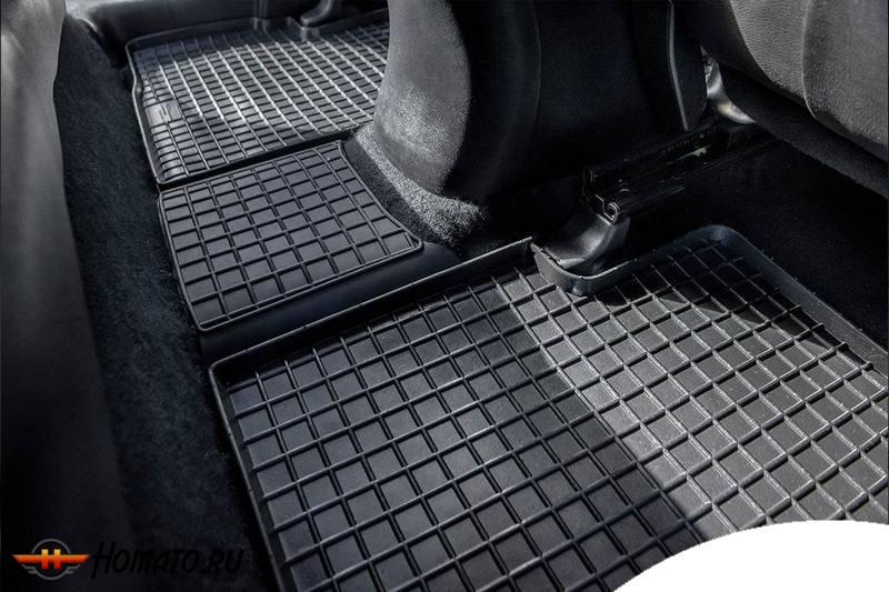 Коврики для Range Rover IV 2013-/2018- | СЕТКА, резиновые, с бортами, Seintex