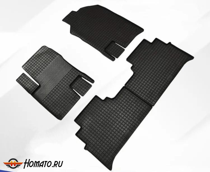 Коврики для Джетур Т1 | СЕТКА, резиновые, с бортами, Seintex