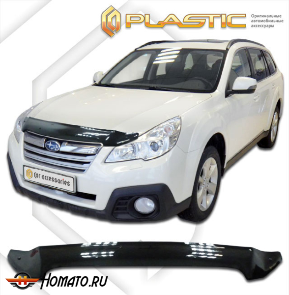 Дефлектор капота Subaru Outback 4 2009-2015 | черный