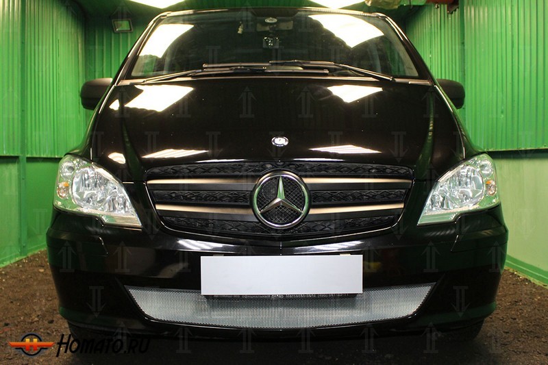 Защита радиатора для Mercedes-Benz Vito (2010-2014) рестайл | Стандарт