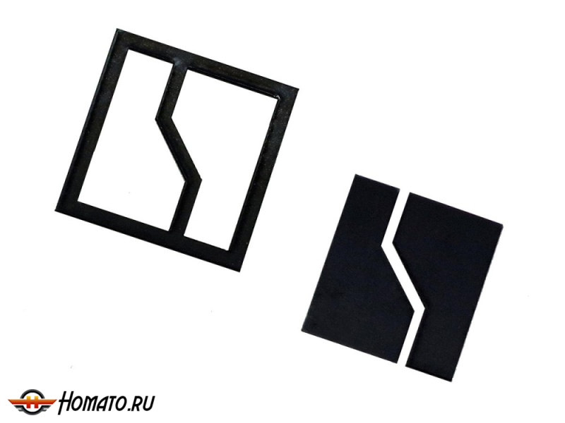 Накладки на передний логотип для Zeekr 001 | декор