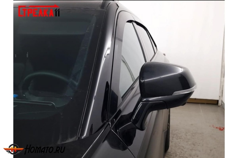 Дефлекторы Haval F7x 2 2025+ | из 6 частей, премиум, плоские, 2D