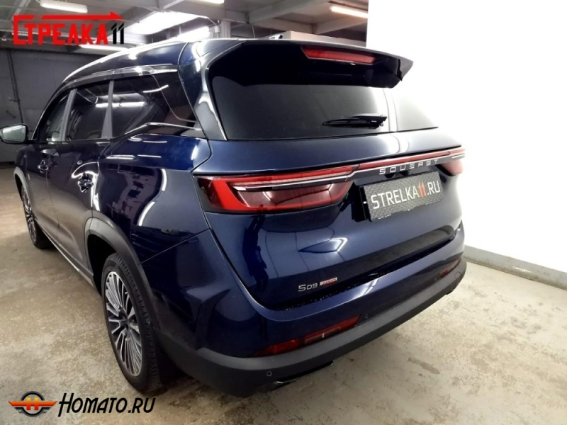 Накладки на задние боковые хром элементы для Соуист С09 | 2 штуки, декор