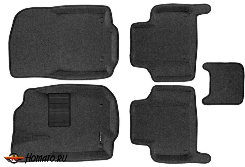 3D коврики для Mercedes GLS-class (X166) 2015-2019 | BUSINESS: 4 слоя