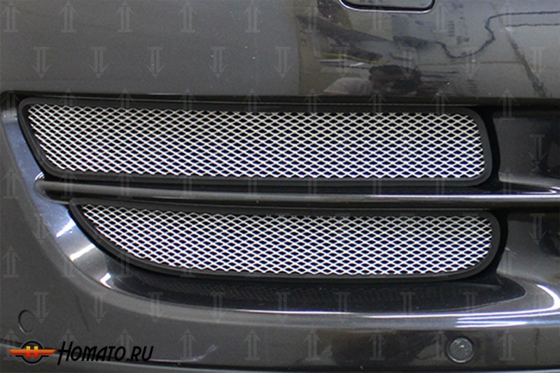 Защита радиатора для Volkswagen Touareg I (2007-2009) рестайл | Стандарт