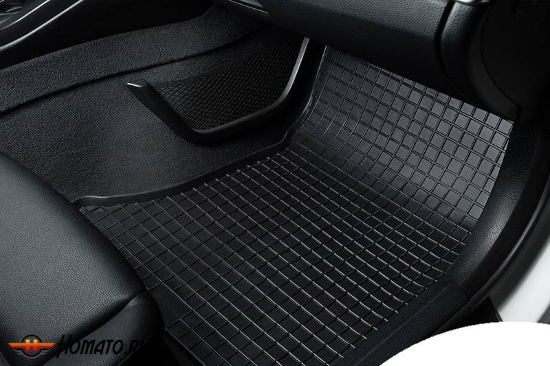 Коврики для Mercedes E W214 2023+ | СЕТКА, резиновые, с бортами, Seintex