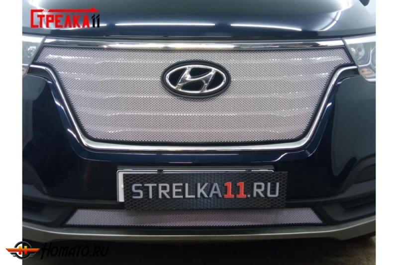 Защита радиатора для Hyundai H1 (2018-2022) рестайл | Стандарт