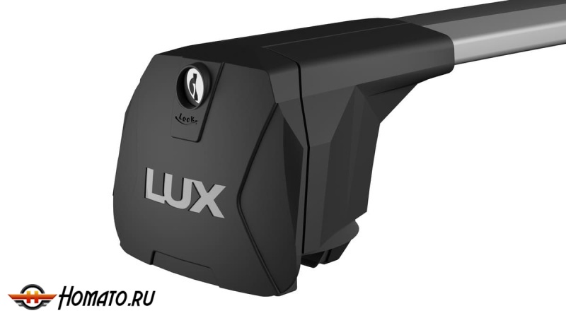 LUX SCOUT 2 для Haval H3 2024+ | Багажник на штатные интегрированные рейлинги | 130 см