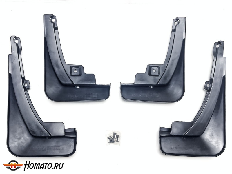 Брызговики OEM для Джили Монджаро 2023+ | комплект: передние+задние