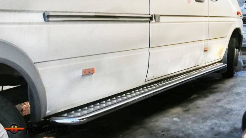 Пороги подножки Mercedes Benz Sprinter Classic W905 2014+ | алюминиевые или нержавеющие