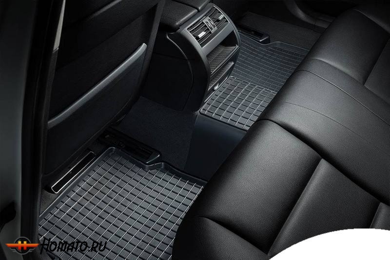Коврики для Mercedes E W214 2023+ | СЕТКА, резиновые, с бортами, Seintex