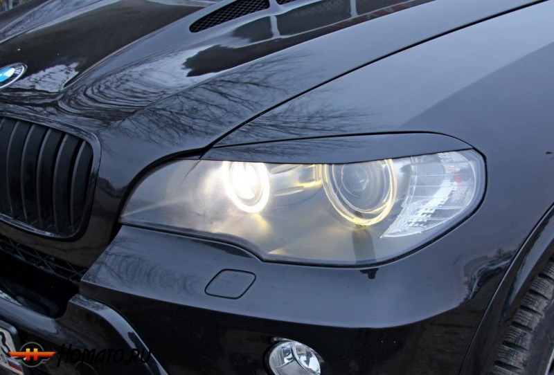 Реснички на фары BMW X5 E70 (2007-2013)