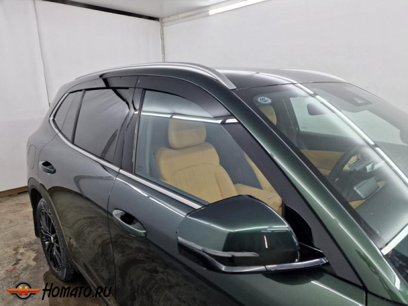 Дефлекторы Geely EX5 EM-i 2026+ | из 6 частей, премиум, плоские, 2D