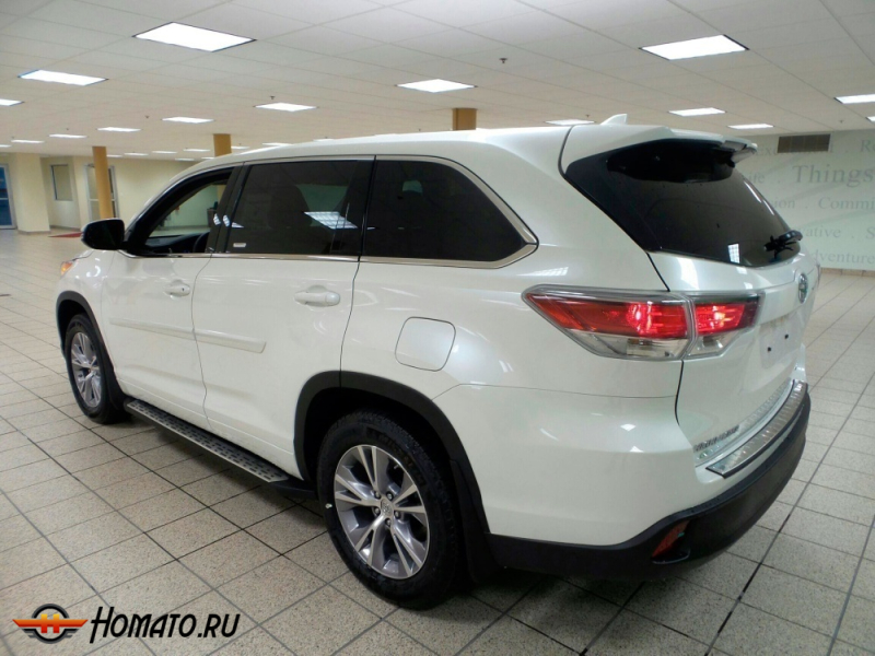 Пороги OEM для Toyota Highlander 3 (XU50) 2014-2020