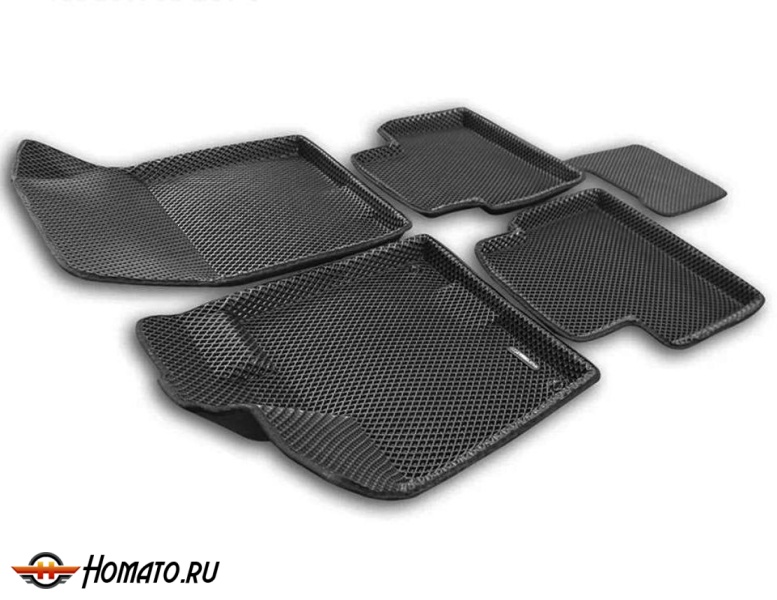 3D EVA коврики GAC GS4 2025+ | с бортами, Euromat 3D