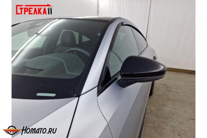 Дефлекторы Audi A7 / S7 (C8/4K) 2018+ | из 4 частей, премиум, плоские, 2D