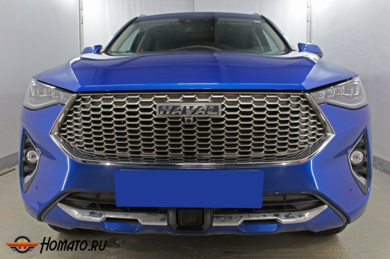 Накладки на фары для Хавал Ф7 2019-2024 | 2 штуки, декор