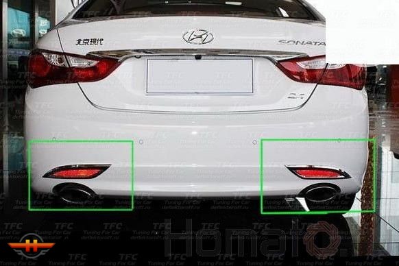 Накладки на противотуманные фонари Hyundai Sonata YF «i45»