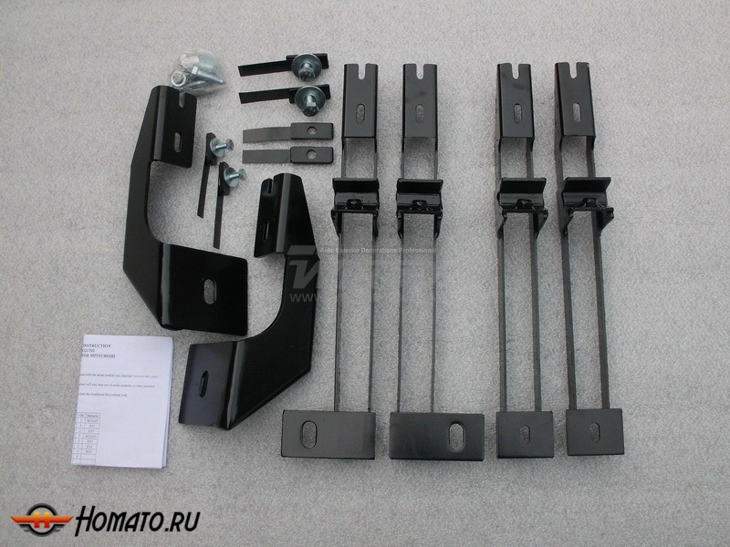 Подножки с кронштейнами на Citroen C4 Aircross (2012-2016) | серия Fuga-67
