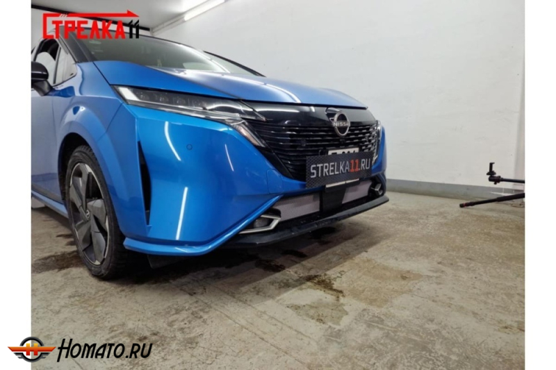 Защита радиатора для Ниссан Аура 2021-2024 дорестайл | Стандарт