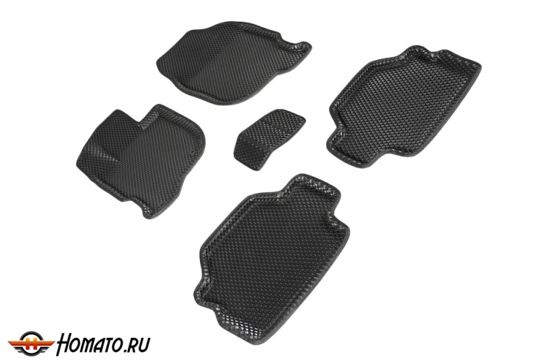3D EVA коврики с бортами Mitsubishi Pajero Sport II 2008-2015 | Премиум